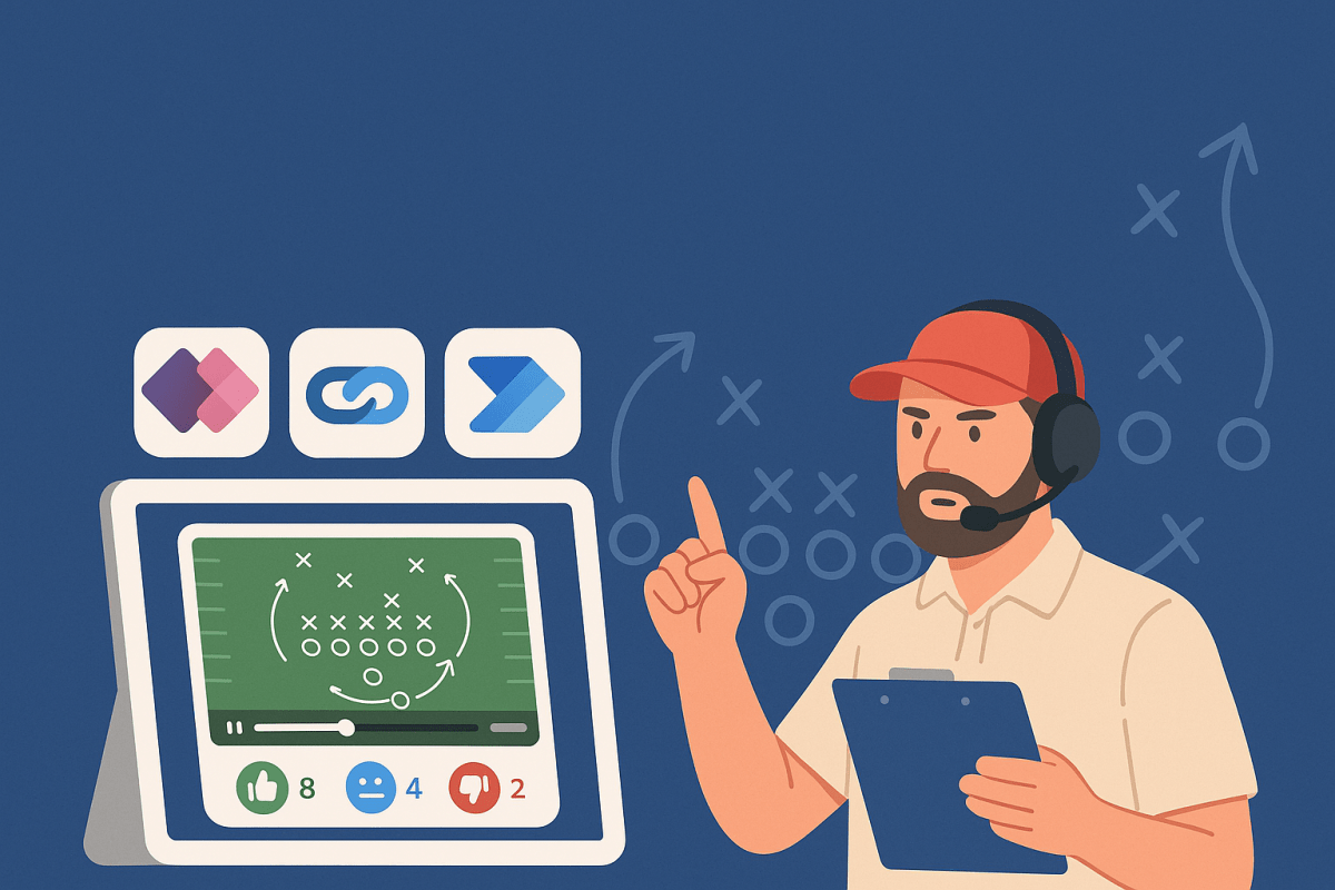 Saturday Film → Monday Growth: How you can use Microsoft Power Platform to level up your player grading&nbsp;experience.