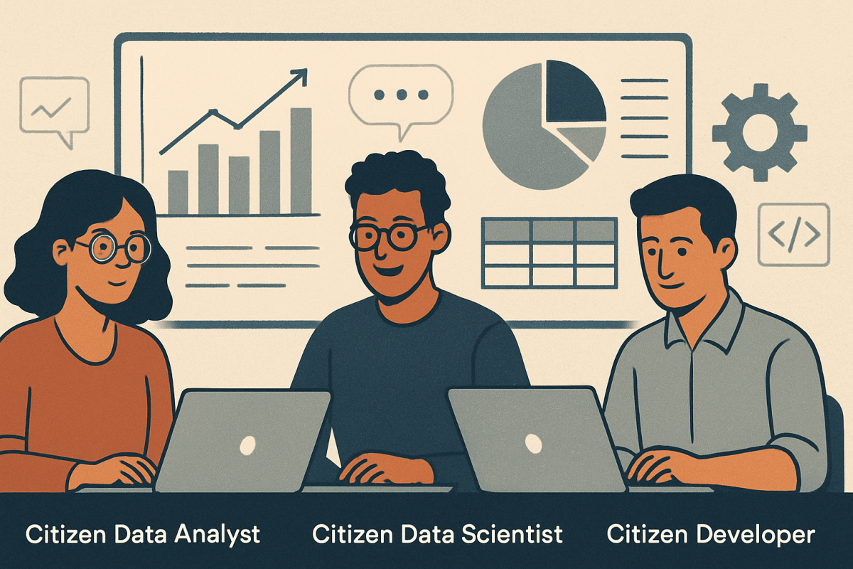 Citizen Data Analysts, Citizen Data Scientists, and Citizen Developers—What We Mean (and How They Work&nbsp;Together)