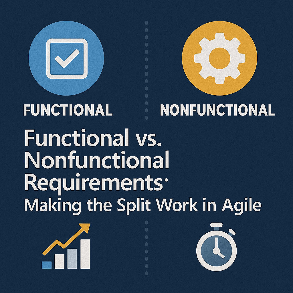 Functional vs. Nonfunctional Requirements: Making the Split Work in&nbsp;Agile