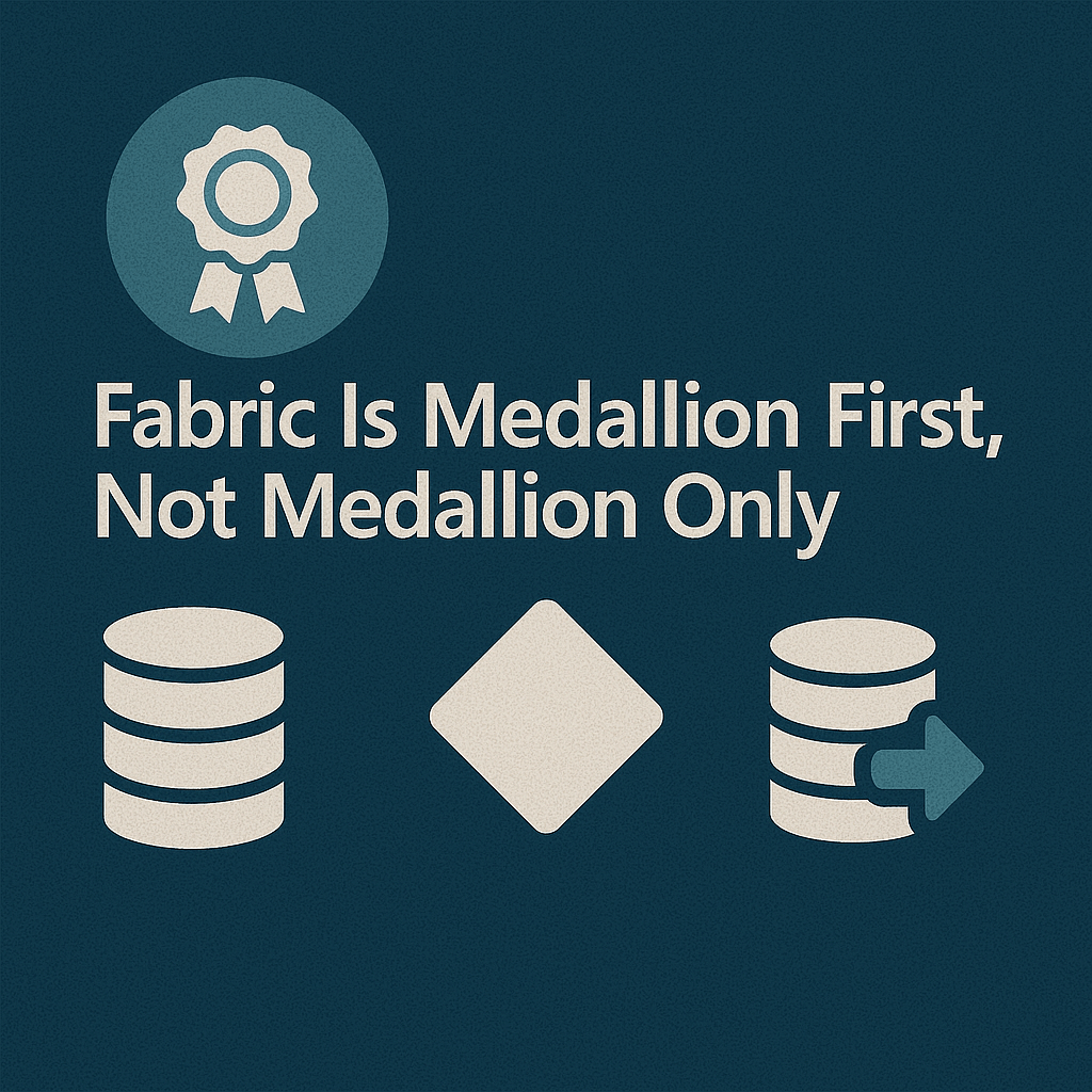 Fabric Is Medallion‑First, Not&nbsp;Medallion‑Only