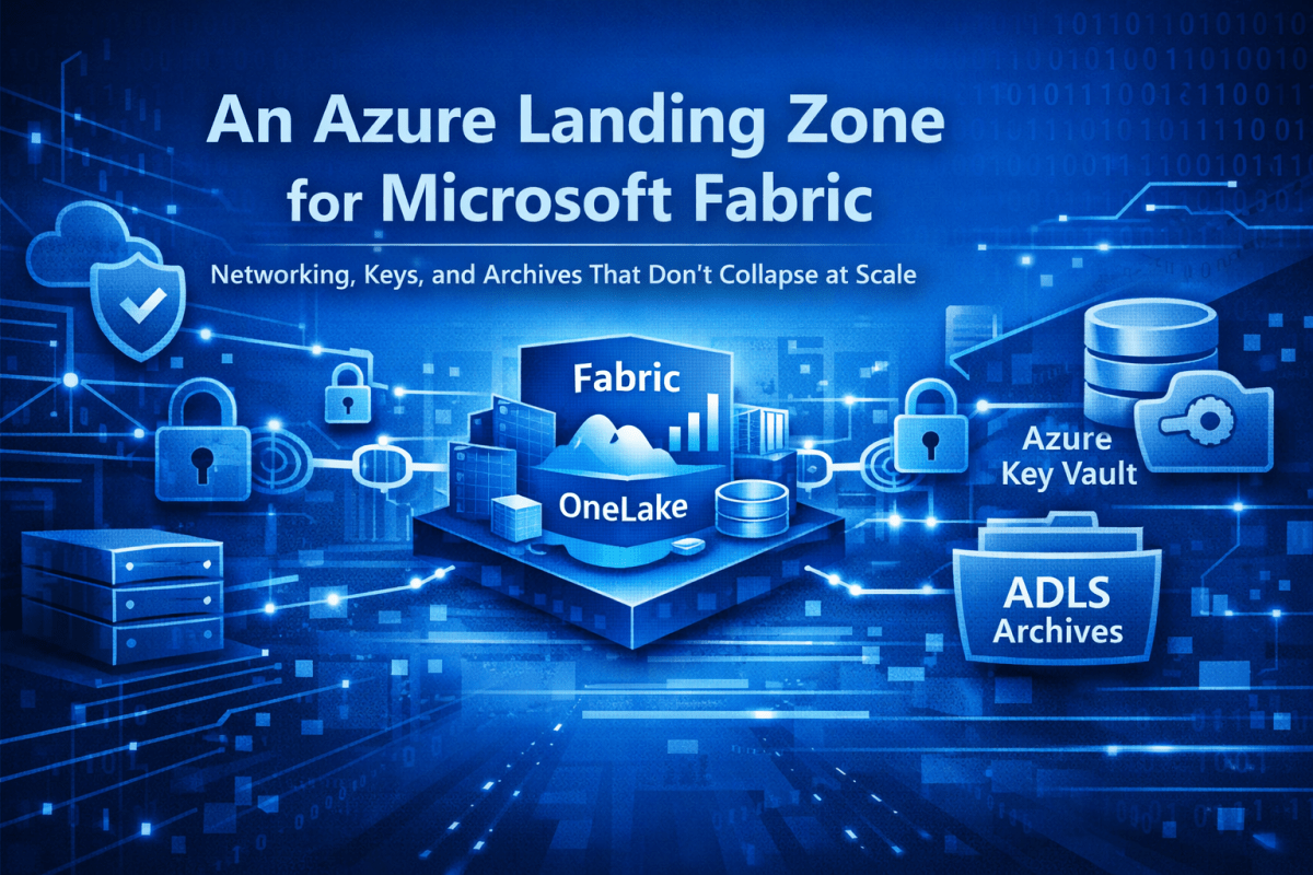 A reference landing zone architecture for Microsoft&nbsp;Fabric